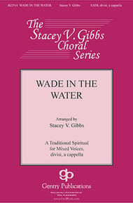 Wade in the Water SATB choral sheet music cover Thumbnail